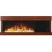 Napoleon Stylus Steinfeld 53 Wall Mount Electric Fireplace embers logs LED Yellow flames Orange