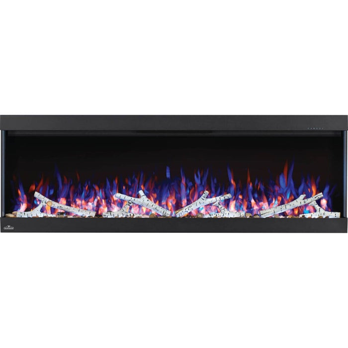 Napoleon Trivista Pictora 50 Wall Mount Electric Fireplace Crystals-livingroom Flame Multi Ember Orange 