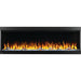 Napoleon Trivista Pictora 50 Wall Mount Electric Fireplace Crystals Flame Yellow Orange Blue Embrs Light Blue 