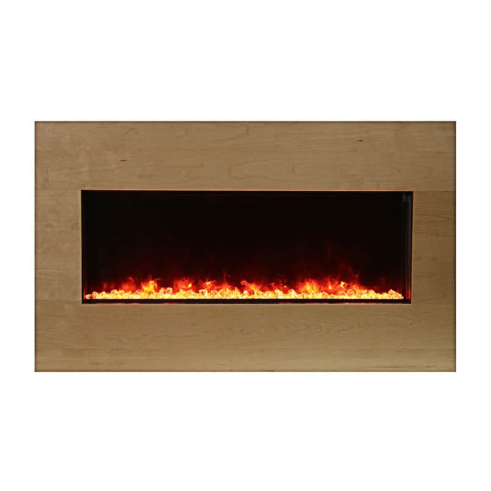 Natural Birch Wooden Mantel Surround