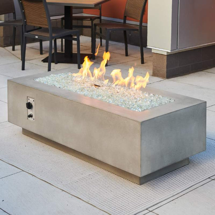 The Outdoor Greatroom Cove Linear Gas Fire Pit Table