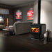 Osburn 3500 Wood Stove with Blower with Black Door Overlay