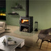 Osburn Matrix Wood Stove with Blower, black side panel and black steel top panel