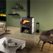 Osburn Matrix Wood Stove with Blower, soapstone panel and black steel top panel