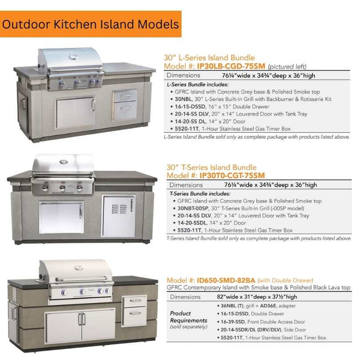 Outdoor Kitchen Island Models