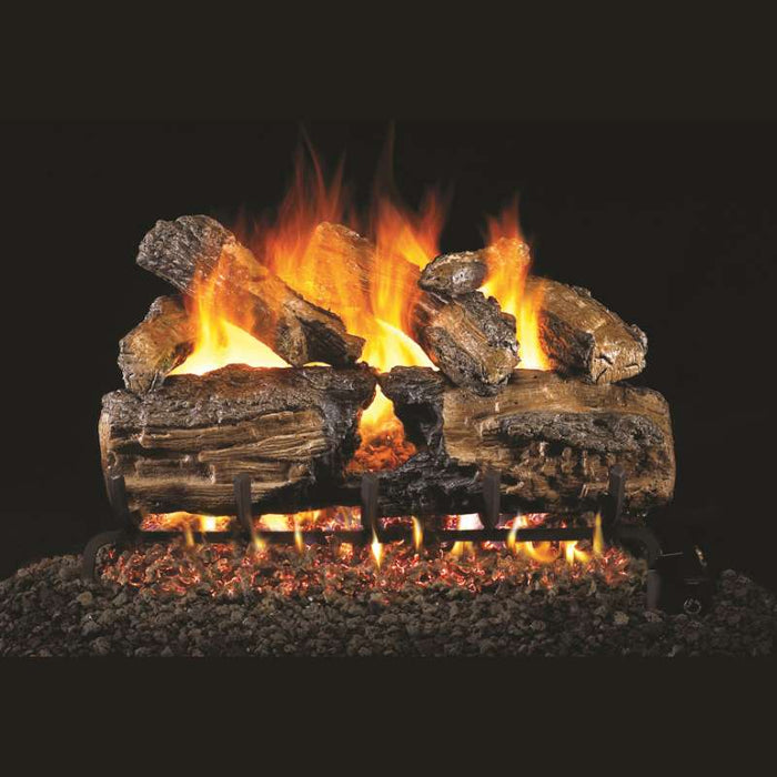 RH Peterson Real Fyre Burnt Split Oak Vented Gas Log Set