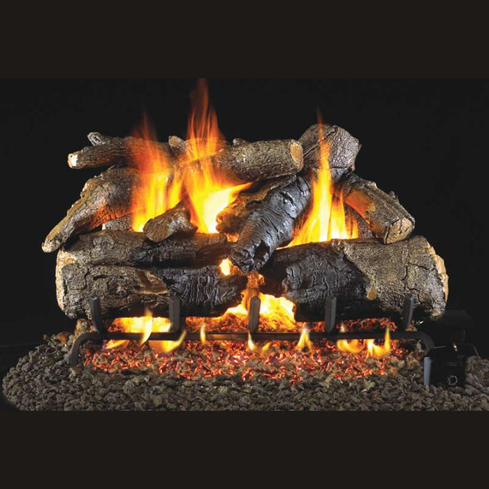 RH Peterson Real Fyre Charred American Oak Vented Gas Log Set