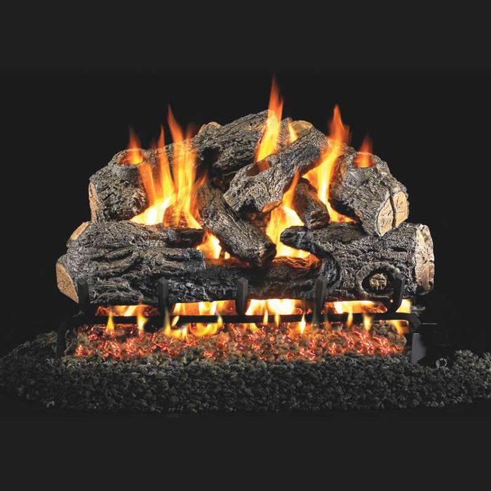 RH Peterson Real Fyre Charred Northern Oak Vented Gas Log Set