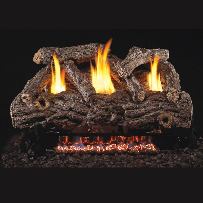 RH Peterson Real Fyre Golden Oak Designer Vent Free Gas Log Set