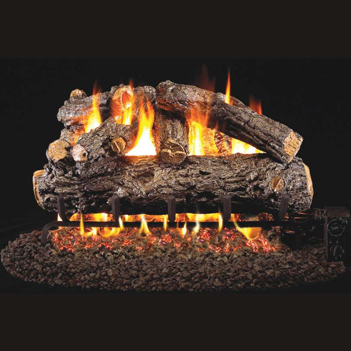 RH Peterson Real Fyre Rustic Oak Designer Vented Gas Log Set