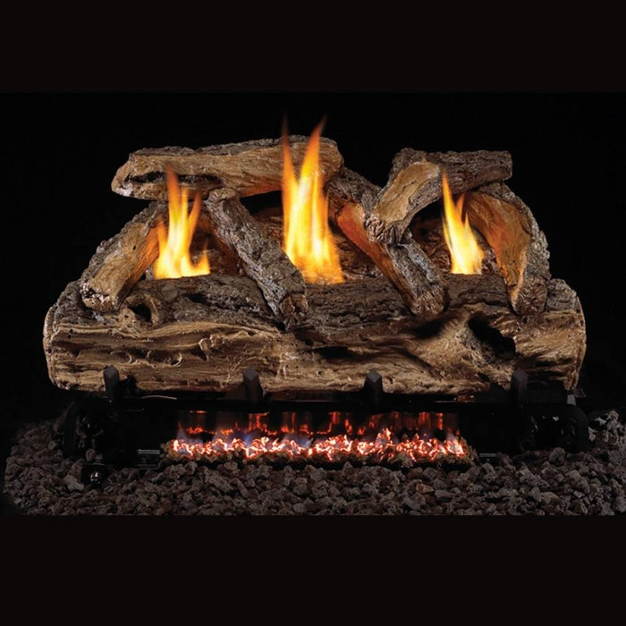 RH Peterson Real Fyre Split Oak Vent Free Gas Log Set