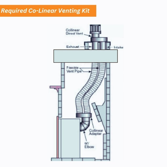 Majestic Trilliant 25" Direct Vent Gas Insert | TRILLIANT25IN