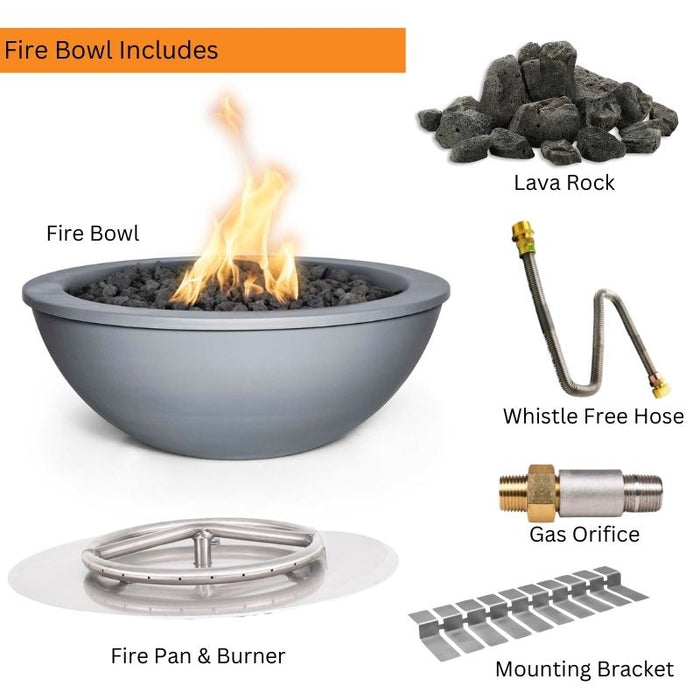 Savannah Fire Bowl - Powder Coated Metal | 27"