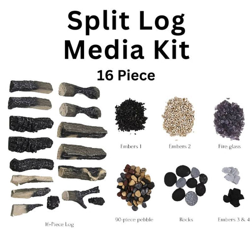 Split Log Media Kit | 16 Piece