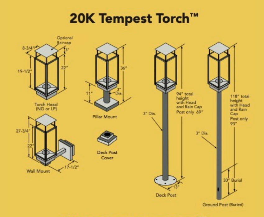 Tempest Torch by Travis Industries