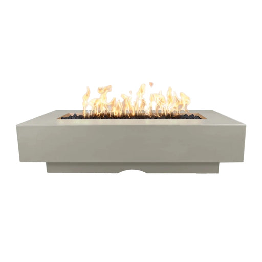 The Distric Fire Pit - GFRC Concrete 48" Ash with Lava Rock