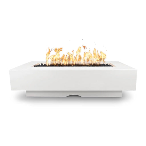 The Distric Fire Pit - GFRC Concrete 72" Limestone with Lava Rock