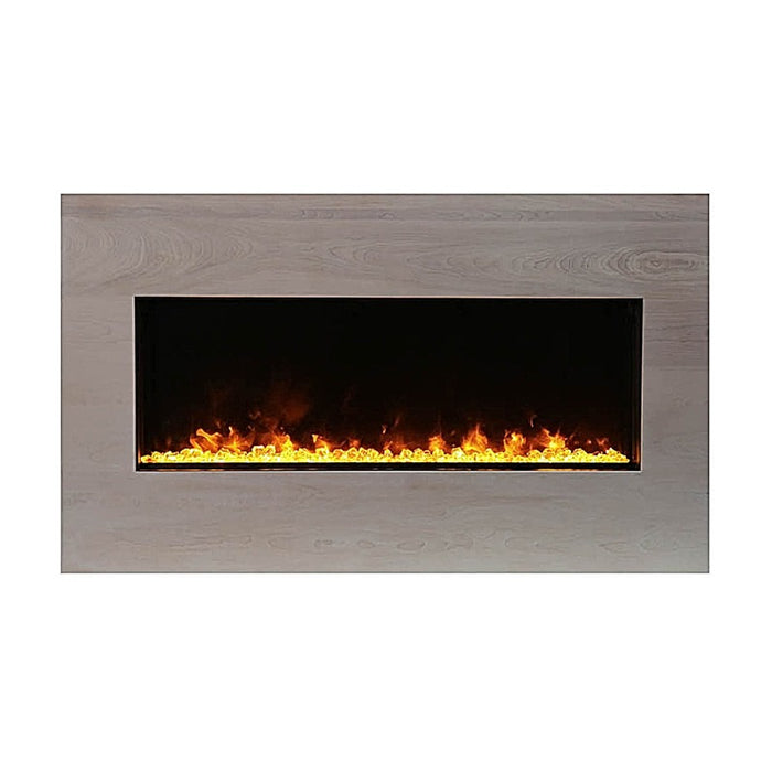 White Birch Wooden Mantel Surround