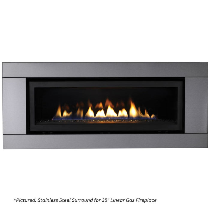 Superior 55" Direct Vent Linear Gas Fireplace | DRL2055